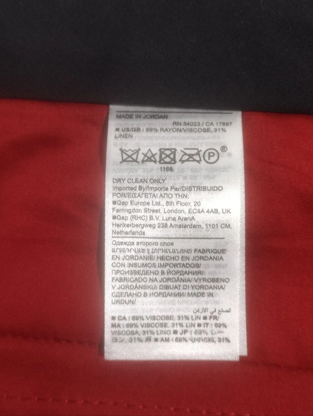 Banana Republic Pants Linen Blend Rust Size 16